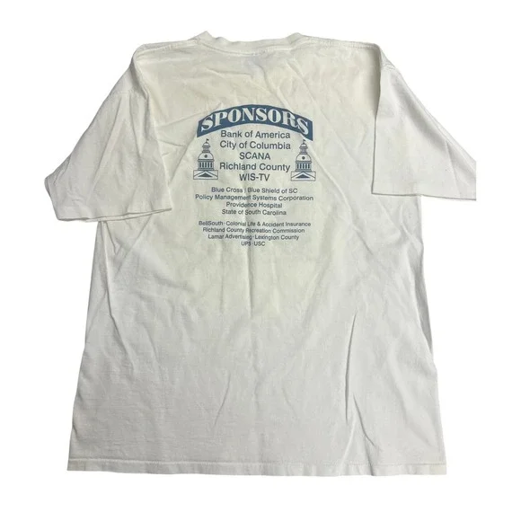 Vintage Governors Cup 1999 T-Shirt White Mens XL Cotton Single Stitch Racing - Picture 12 of 13